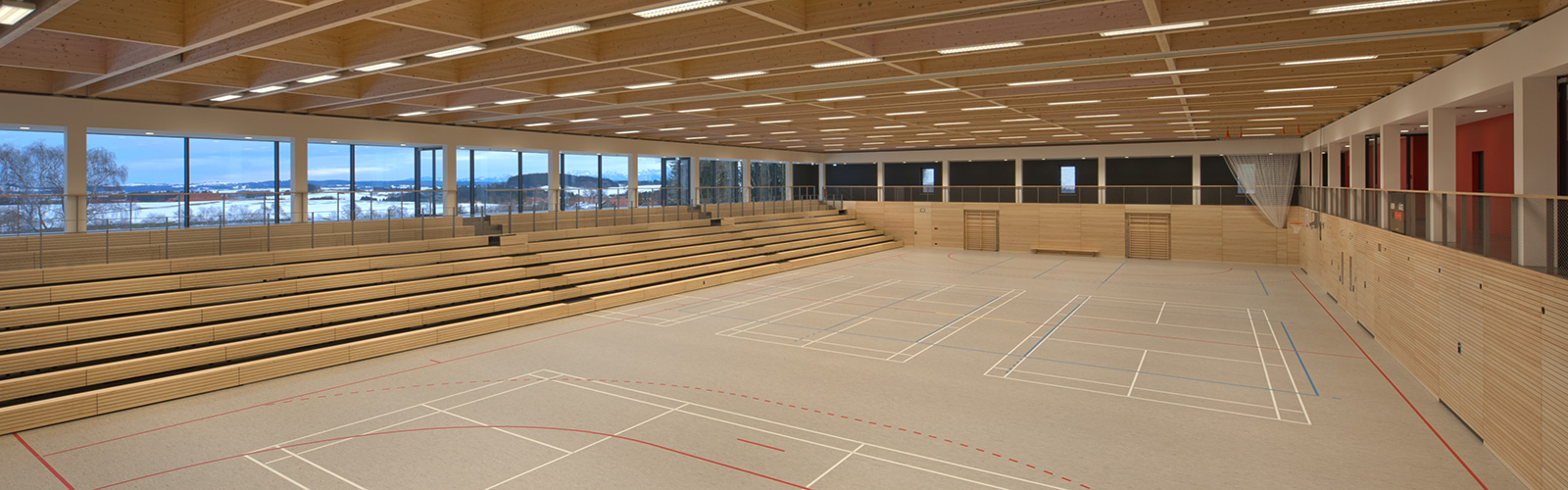 Unsere schöne Sporthalle Panoramarena